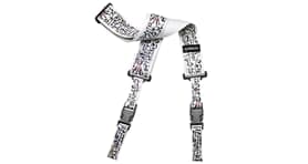 Steve Vai ClipLock - Art Guitar Strap White