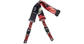 Floral Muse Black ClipLock Guitar Strap
