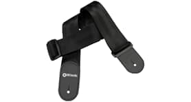 Nylon Seatbelt Guitar Strap Black