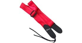 Nylon Seatbelt Guitar Strap Red