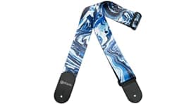 Steve Vai Print - Blue Universe Guitar Strap