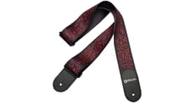Steve Vai Print - Art Guitar Strap Black