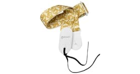 Steve Vai - UtoPIA White & Gold Guitar Strap
