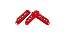 Strat Pickup Covers Red