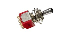 4PDT Pickup Selector Switch - 3 Position (On/On/On)