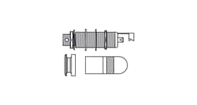 Switchcraft Acoustic Guitar End Pin Jack