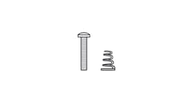 Single-coil Mounting Hardware Kit Black