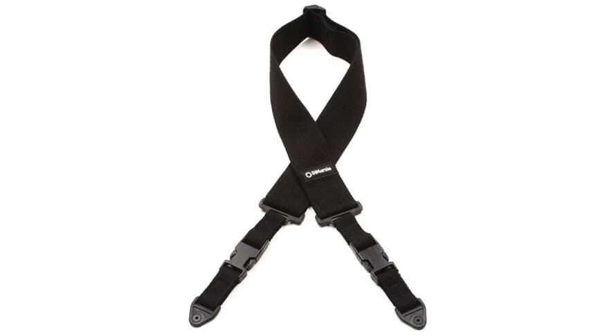Cotton ClipLock Guitar Strap Black