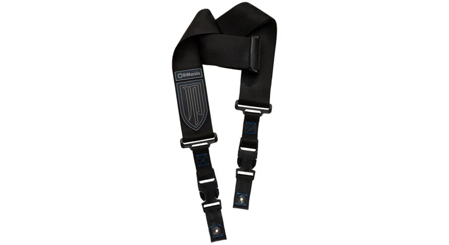 John Petrucci Nylon ClipLock Guitar Strap Black / Blue