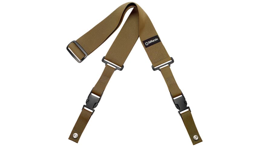 Cordura ClipLock Guitar Strap Marine Green