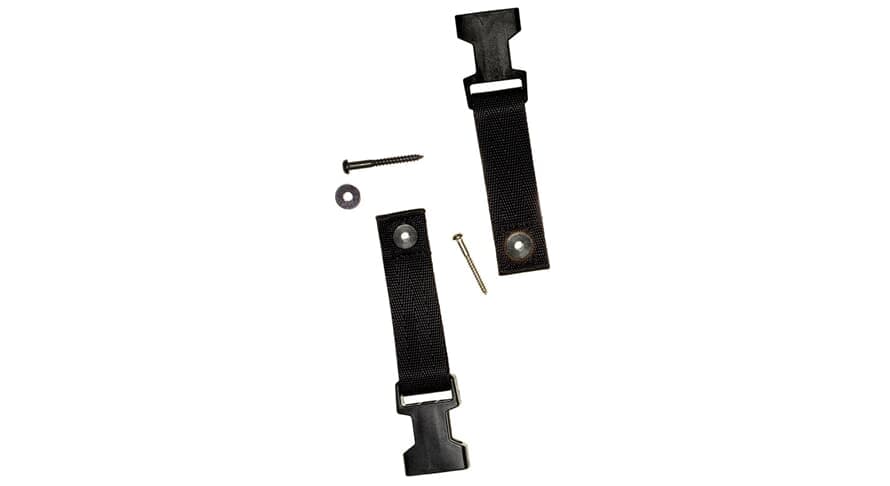 Extra Fasteners ClipLock Straps Black Nylon