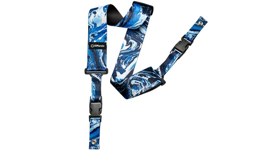 Steve Vai ClipLock - Blue Universe Guitar Strap Extra Short
