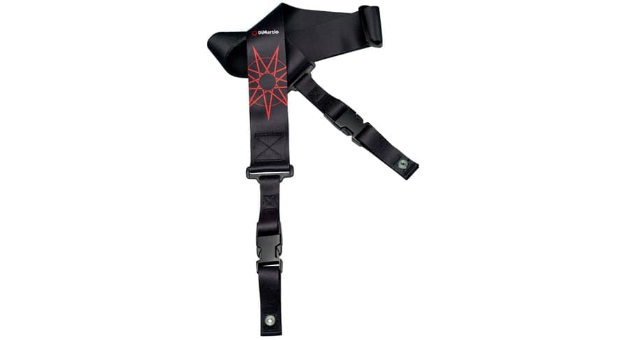 Jim Root #4 Black ClipLock Guitar Strap