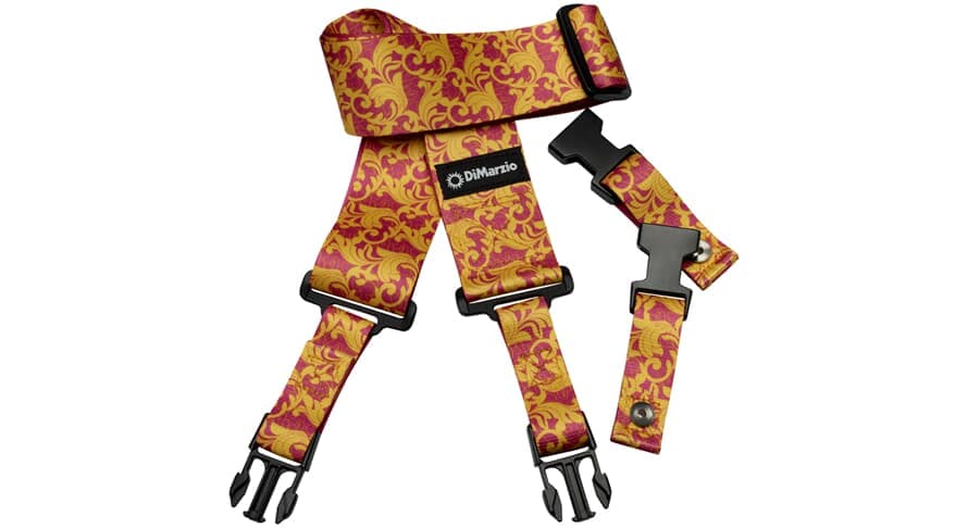 Steve Vai ClipLock - UtoPIA Pink & Gold Guitar Strap
