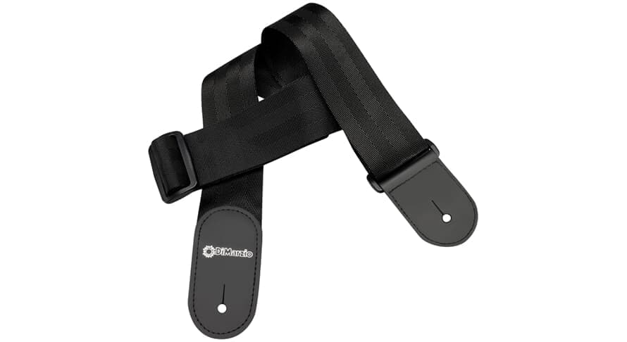 Nylon Seatbelt Guitar Strap Black