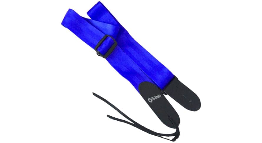 Nylon Seatbelt Guitar Strap Blue