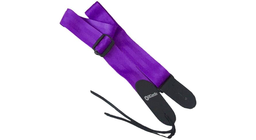 Nylon Seatbelt Guitar Strap Purple