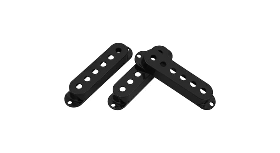 Strat Pickup Covers Black