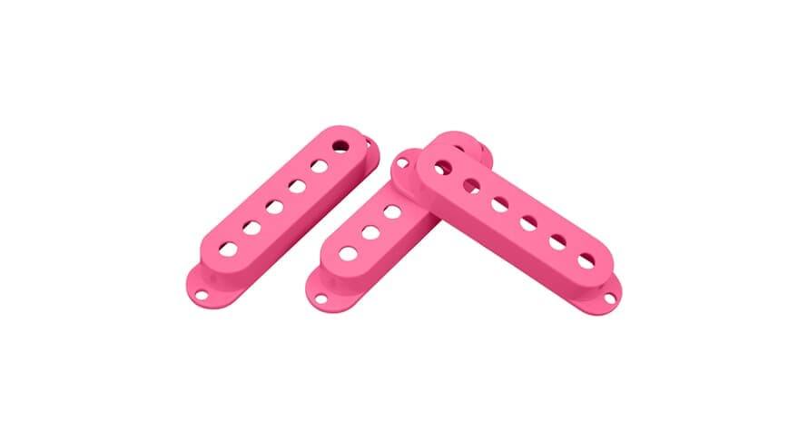 Strat Pickup Covers Pink