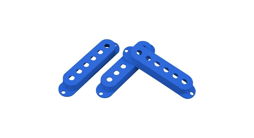 Strat Pickup Covers Blue