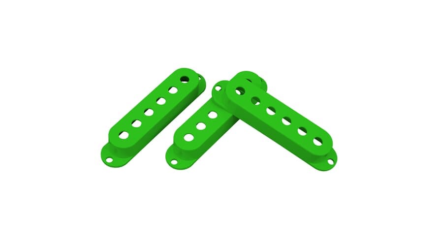 Strat Pickup Covers Green