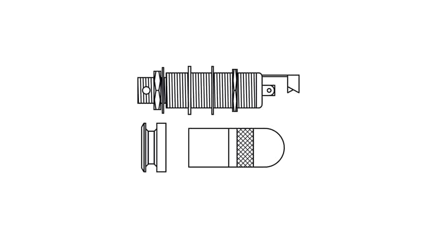Switchcraft Acoustic Guitar End Pin Jack