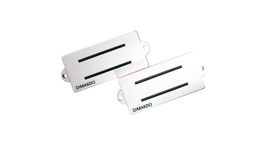 Split P P Bass Replacement Pickguard - White