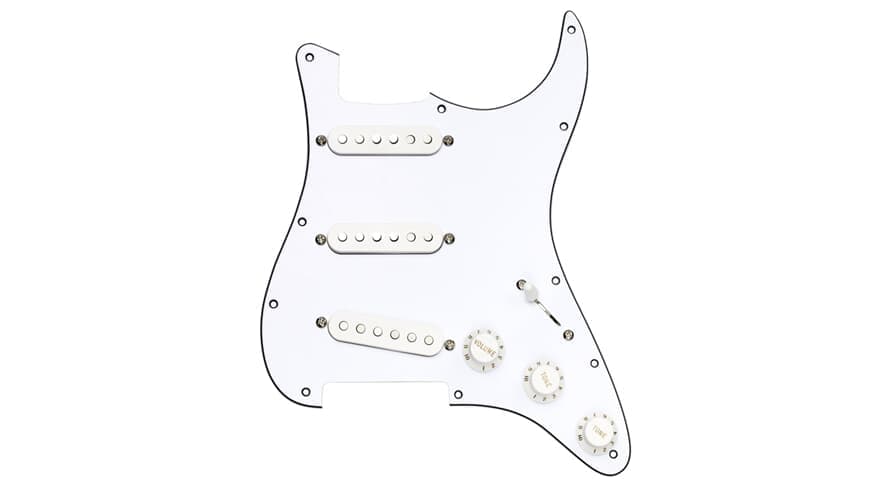 Area Strat Replacement Pickguard - White