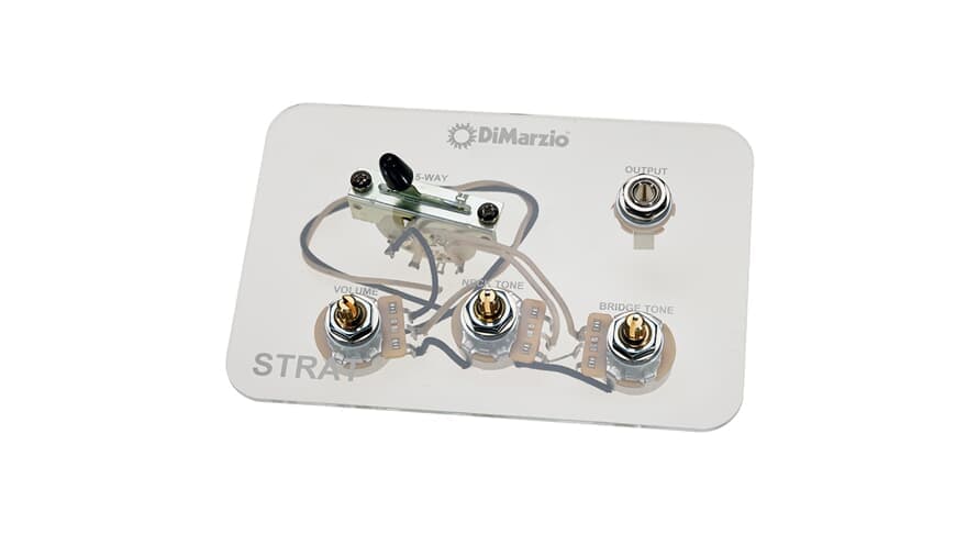 Strat Wiring Harness with 5-Way Switch and 250k Pots